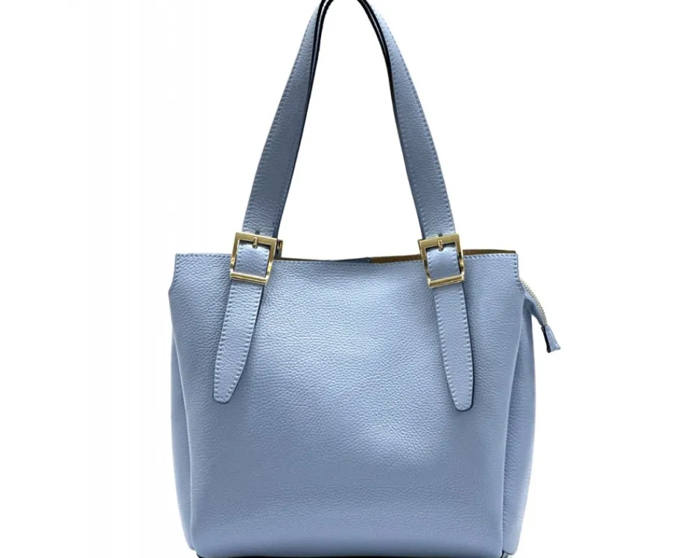 Alyssa Leather Shopping Bag*Florence Fashion