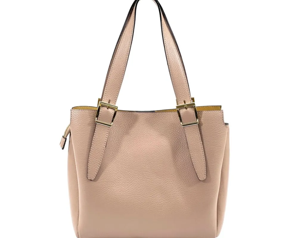 Alyssa Leather Shopping Bag*Florence Fashion