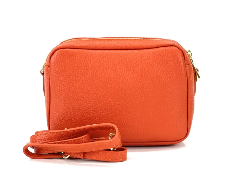 Amara GM Leather Shoulder Bag*Florence Outlet