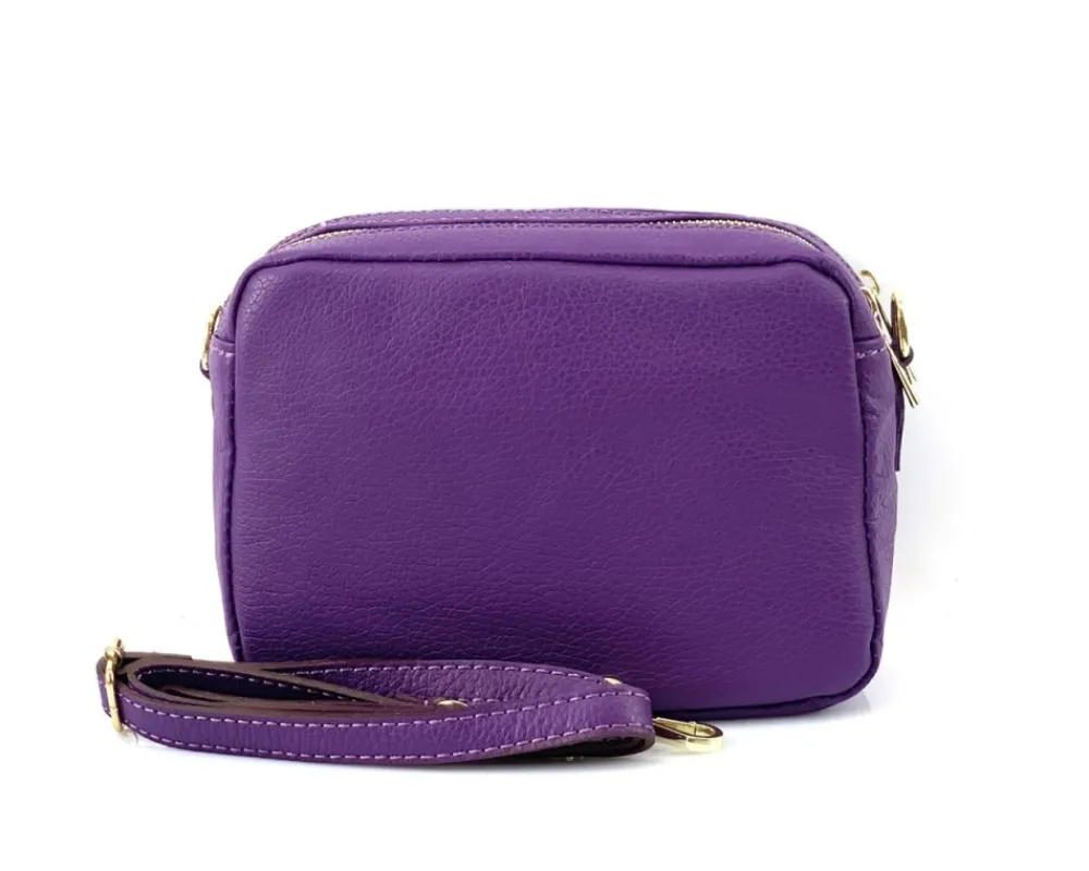 Amara GM Leather Shoulder Bag*Florence Outlet