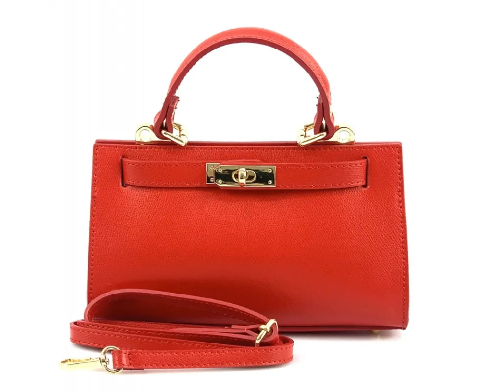 Ambra Leather Handbag*Florence Hot