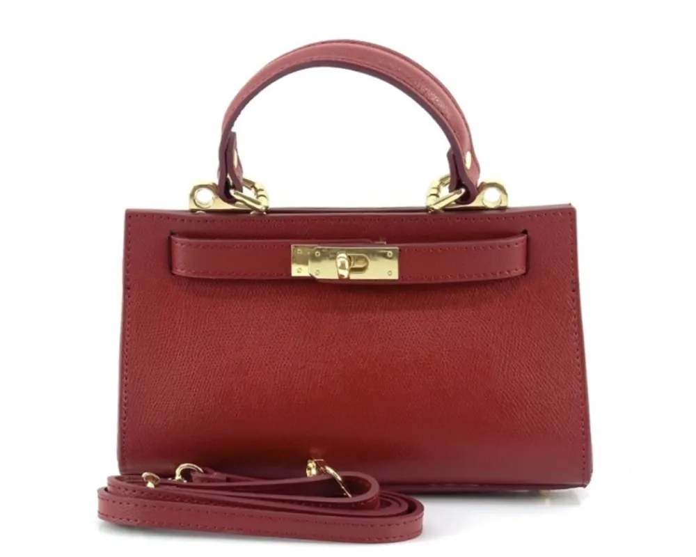 Ambra Leather Handbag*Florence Hot