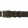 Belt Boston with crocodile pattern 35 MM*Florence Clearance