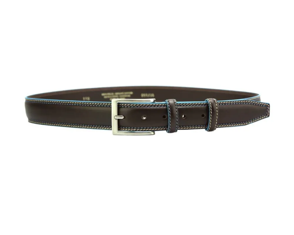 Blue Square Men’s leather belt*Florence New