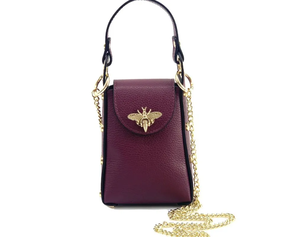 Bobbi leather Handbag*Florence Hot