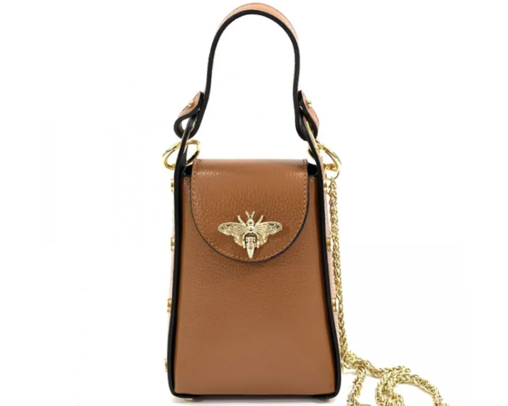 Bobbi leather Handbag*Florence Hot