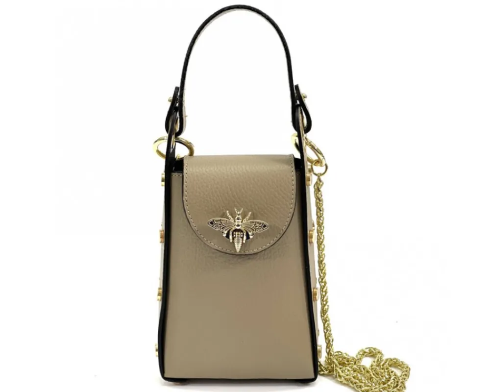 Bobbi leather Handbag*Florence Hot