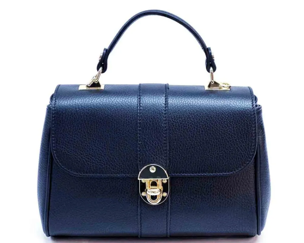 Bowling leather bag*Florence Fashion