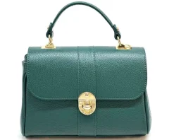 Bowling leather bag*Florence Fashion