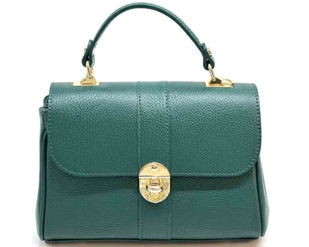Bowling leather bag*Florence Fashion