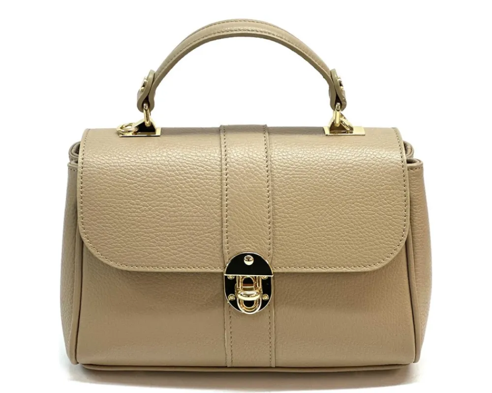 Bowling leather bag*Florence Fashion
