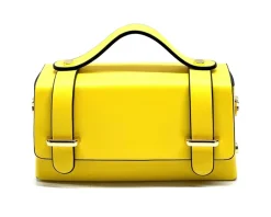Bruna Mini Structured Leather Handbag*Florence Hot