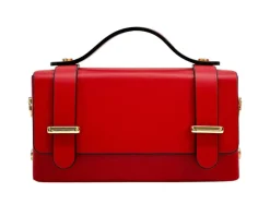 Bruna Mini Structured Leather Handbag*Florence Hot