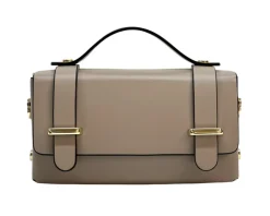 Bruna Mini Structured Leather Handbag*Florence Hot