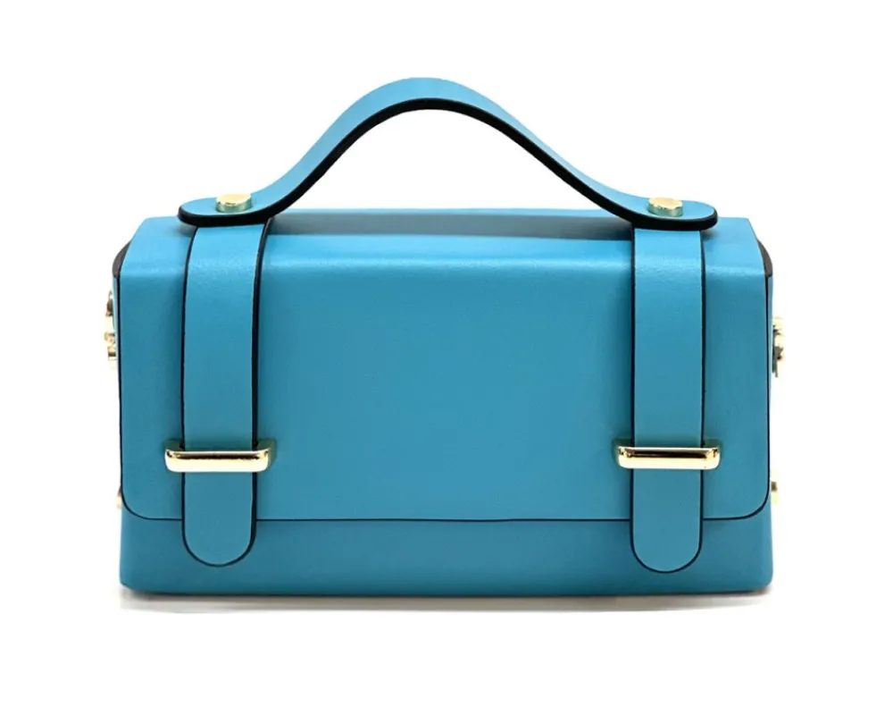 Bruna Mini Structured Leather Handbag*Florence Hot