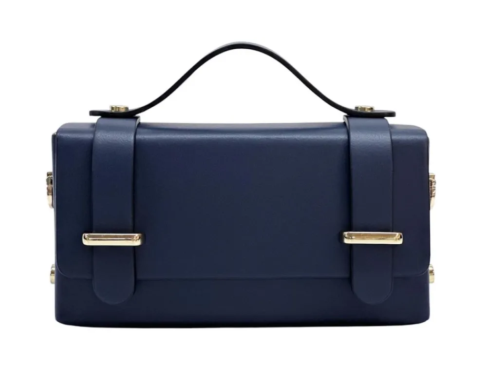 Bruna Mini Structured Leather Handbag*Florence Hot
