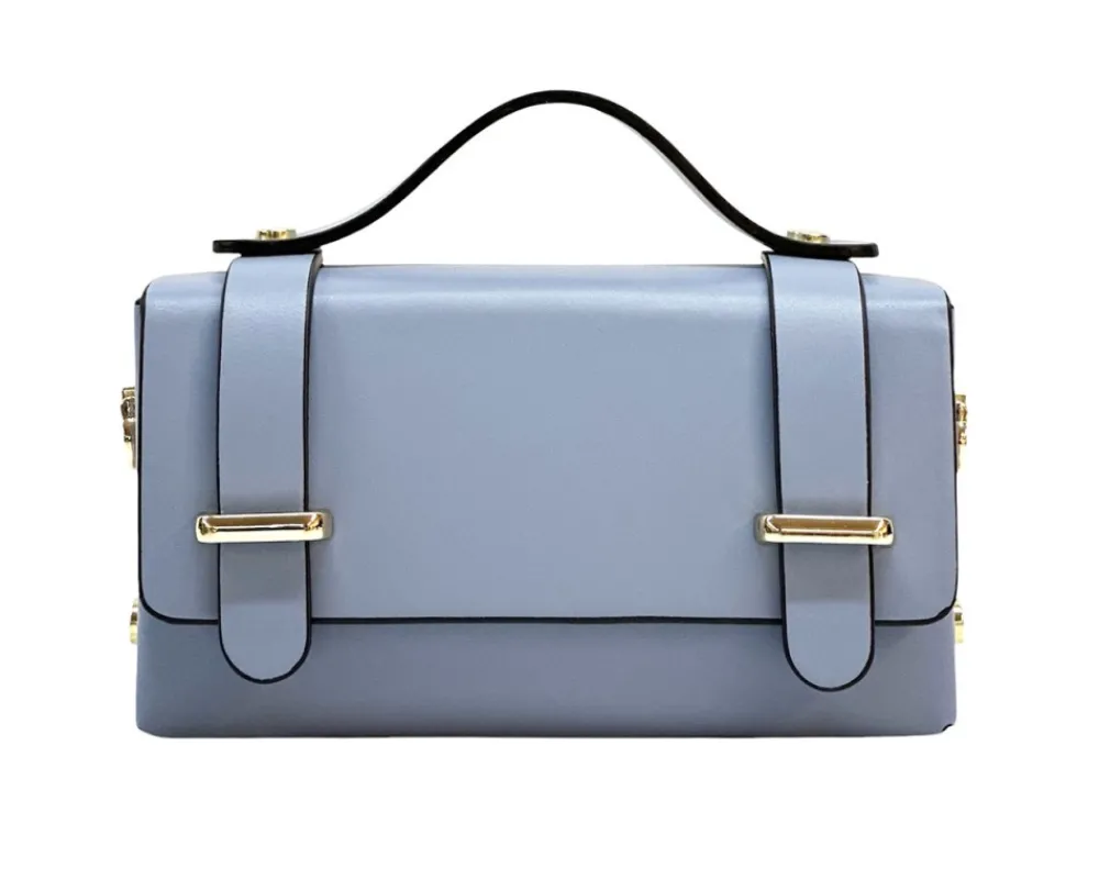 Bruna Mini Structured Leather Handbag*Florence Hot