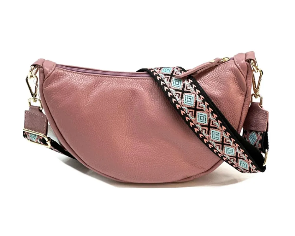 Carmen leather shoulder bag*Florence Fashion