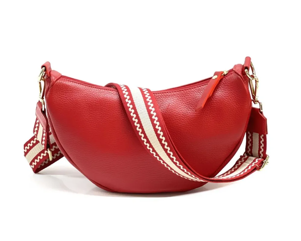 Carmen leather shoulder bag*Florence Fashion