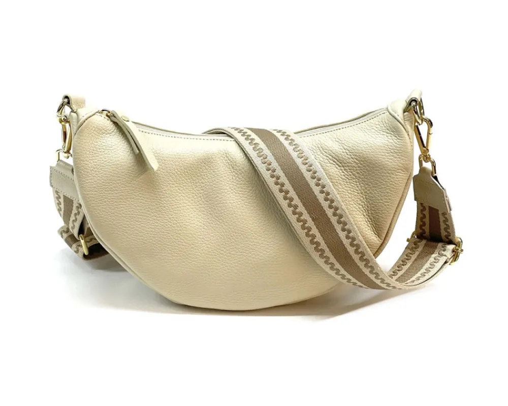 Carmen leather shoulder bag*Florence Fashion