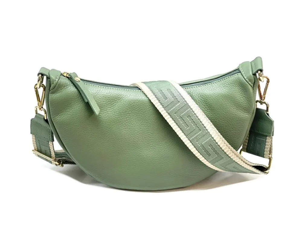 Carmen leather shoulder bag*Florence Fashion