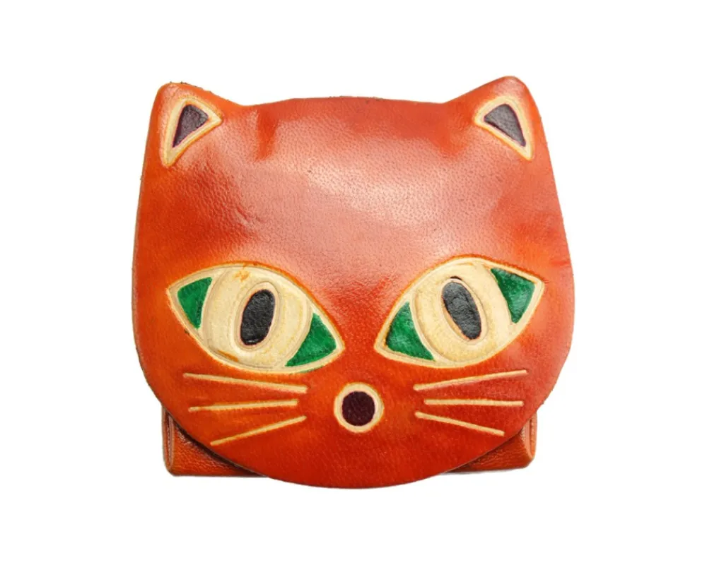 Cat Leather Coin Purse*Florence Sale