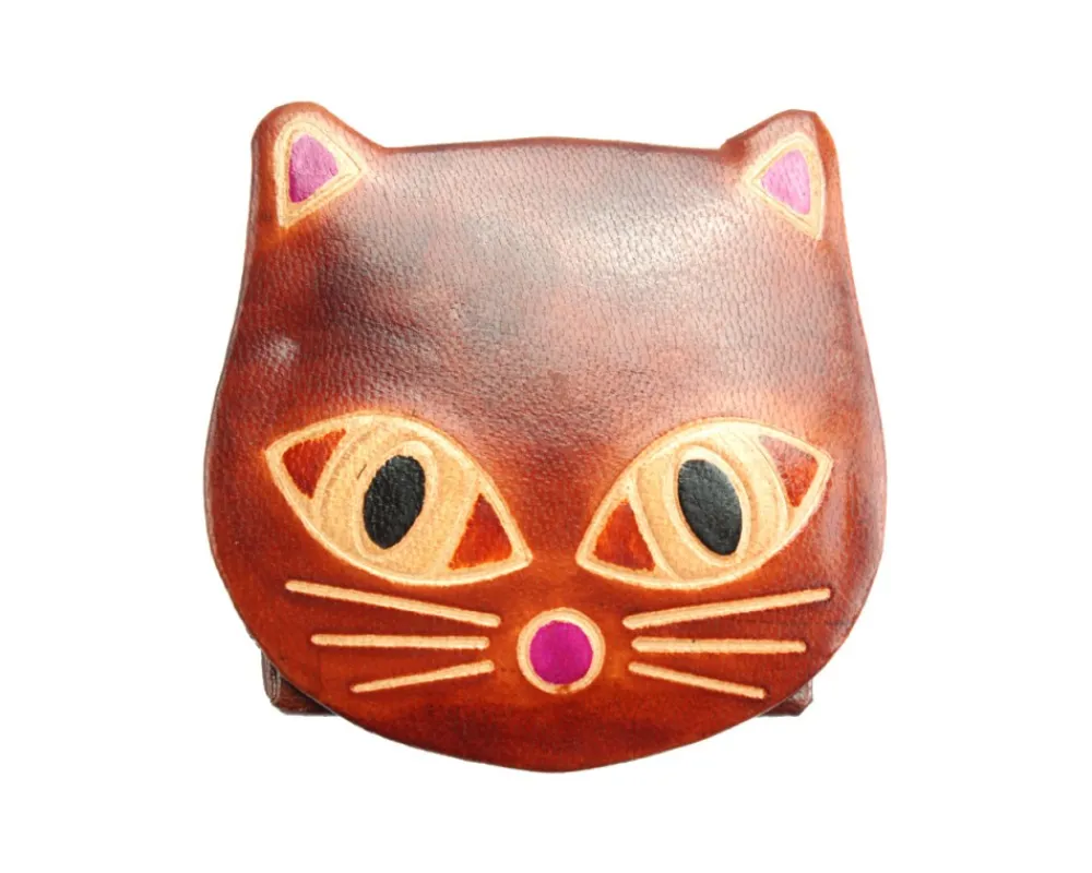 Cat Leather Coin Purse*Florence Sale