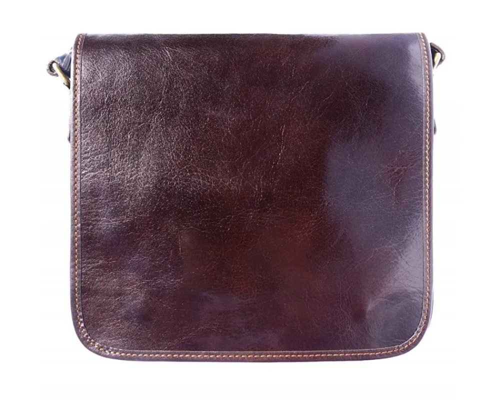 Christopher Messenger bag in cow leather*Florence Fashion