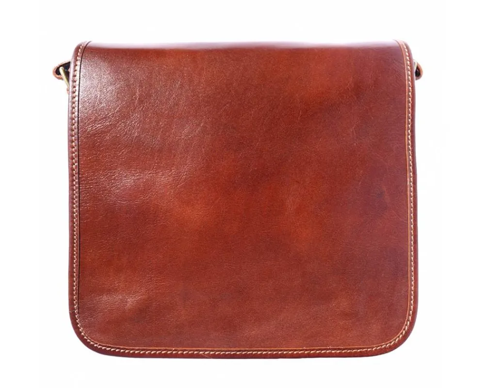 Christopher Messenger bag in cow leather*Florence Fashion