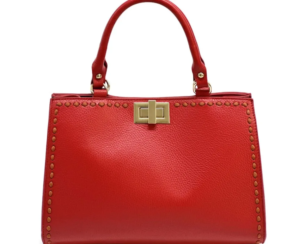 Clizia Leather Handbag*Florence New