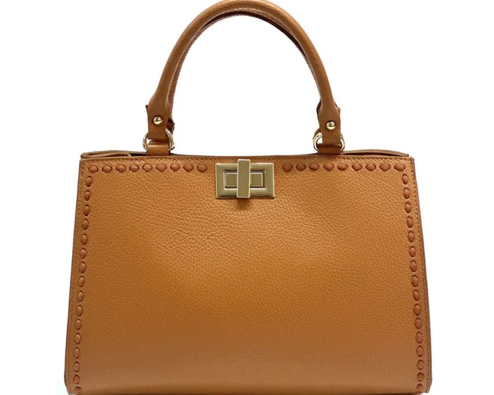Clizia Leather Handbag*Florence New