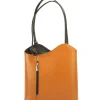 Cloe Leather Convertible Shoulder Bag and Backpack*Florence Outlet