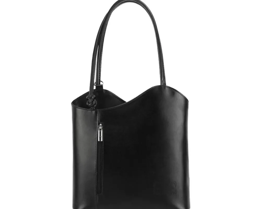 Cloe Leather Convertible Shoulder Bag and Backpack*Florence Outlet