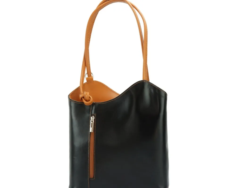 Cloe Leather Convertible Shoulder Bag and Backpack*Florence Outlet