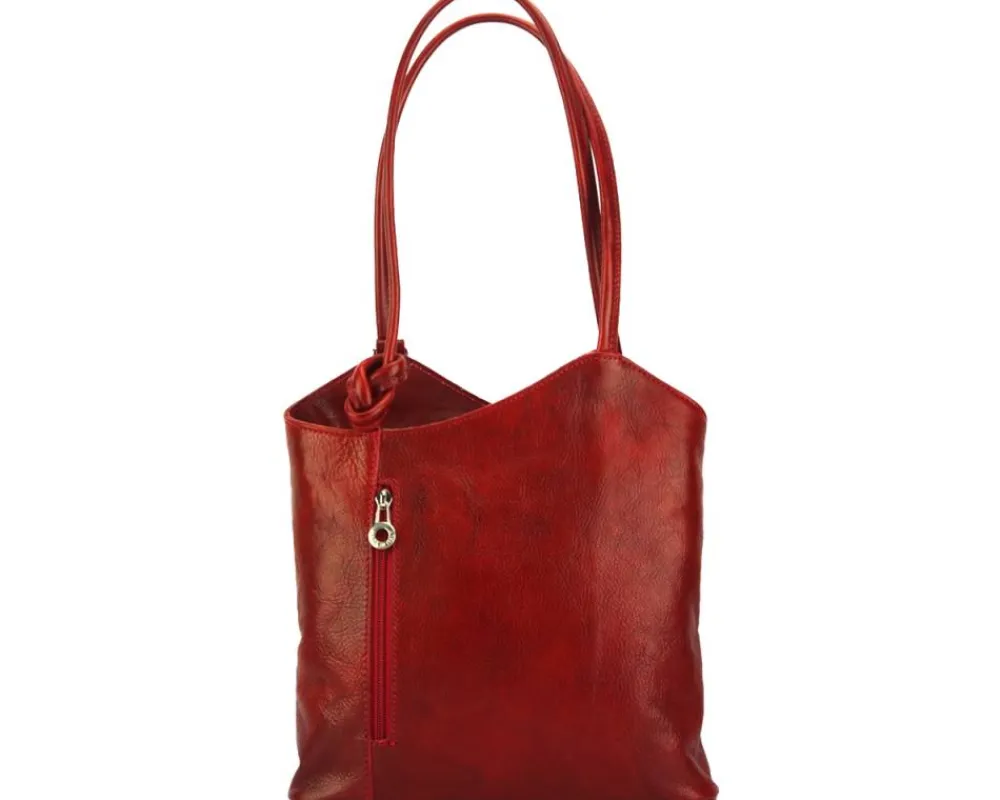 Cloe V leather shoulder bag*Florence Hot