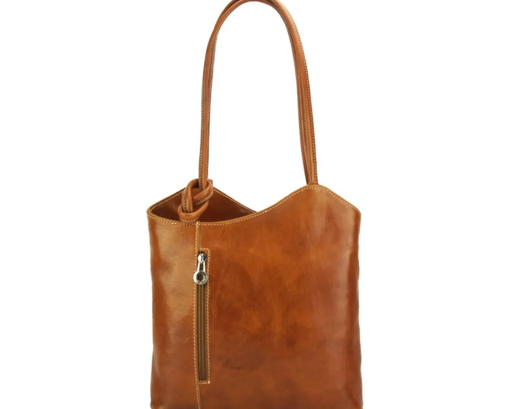 Cloe V leather shoulder bag*Florence Hot