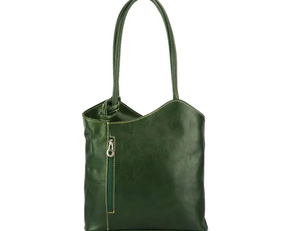 Cloe V leather shoulder bag*Florence Hot