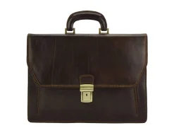 Corrado Leather Briefcase*Florence New