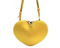 Cuoretta Mini Heart-Shaped Leather Crossbody Bag*Florence Discount