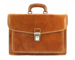 Dalmazio Leather Briefcase*Florence Clearance
