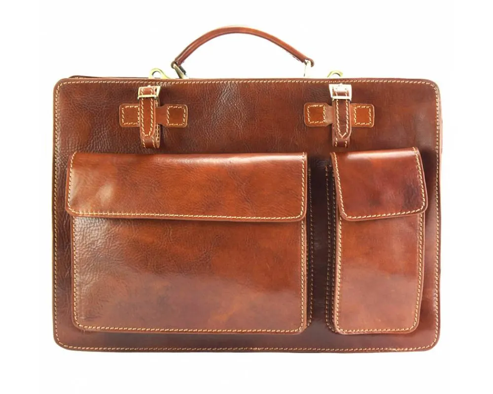 Daniele GM leather briecase*Florence Best