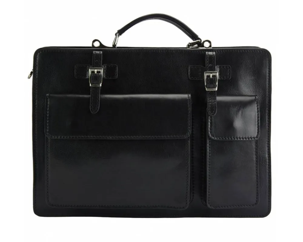 Daniele GM leather briecase*Florence Best