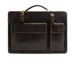 Daniele GM leather briecase*Florence Best