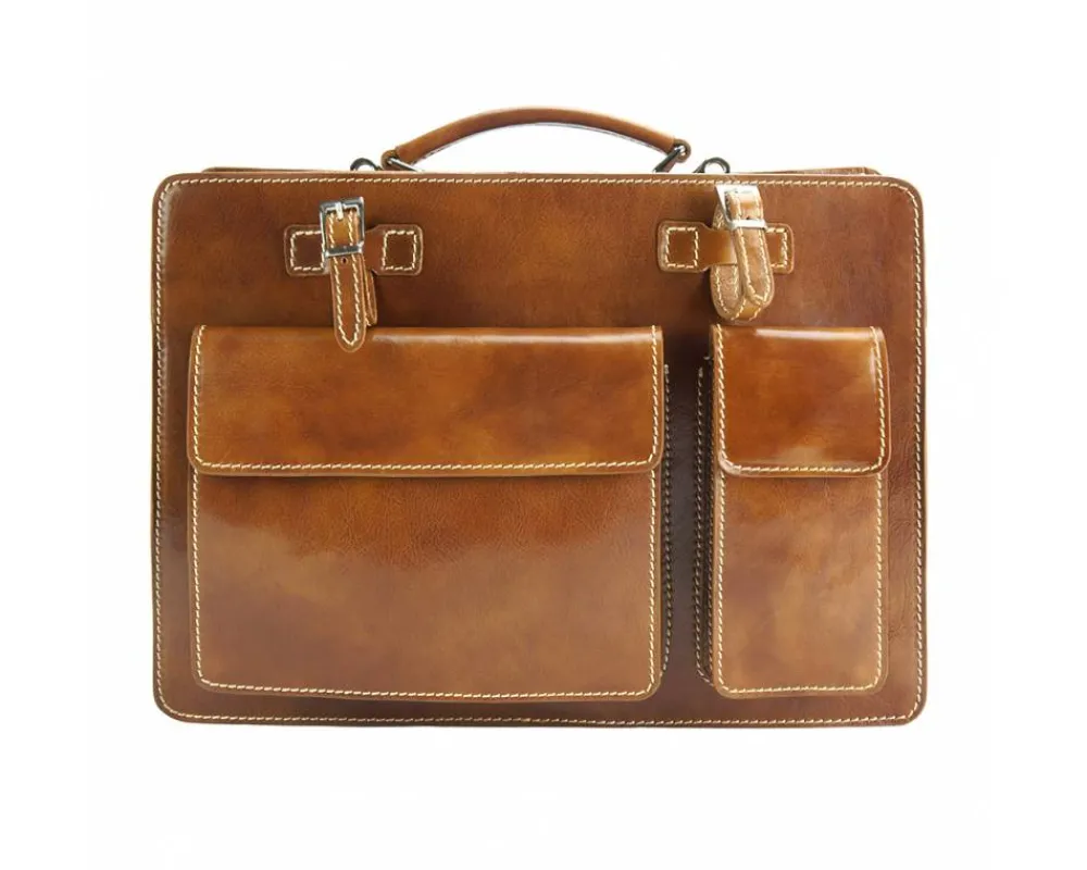 Daniele leather briecase*Florence Best