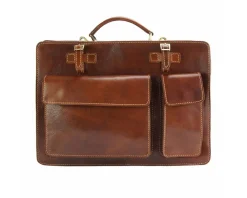Daniele leather briecase*Florence Best