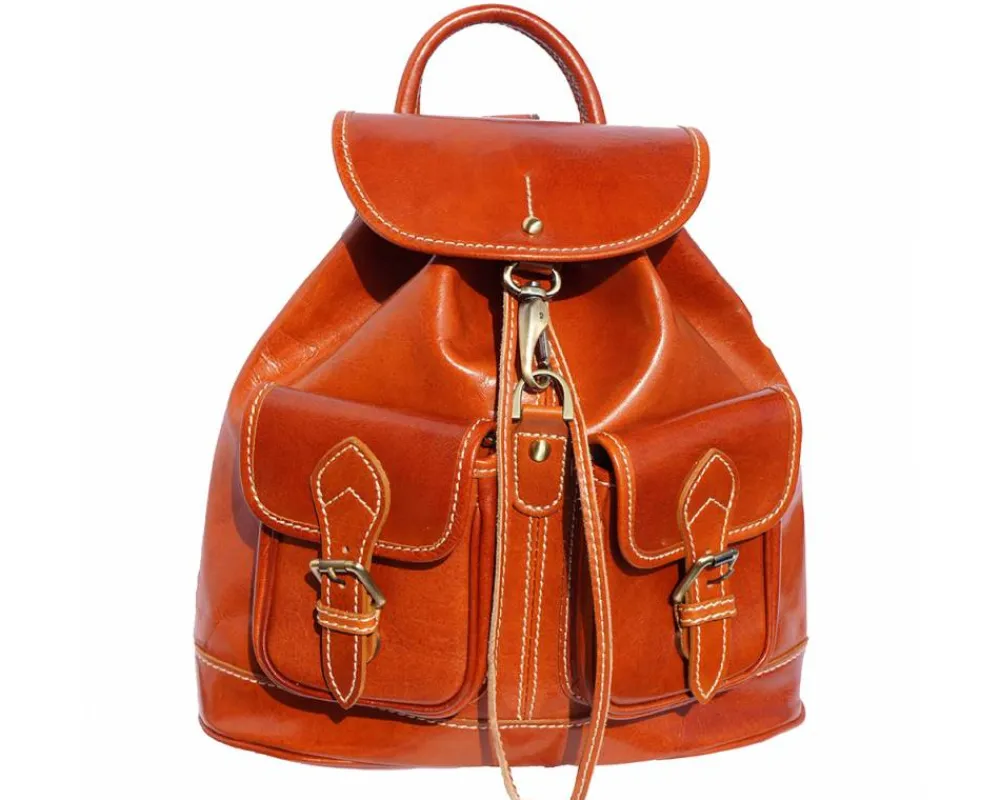 Davide leather backpack*Florence Clearance
