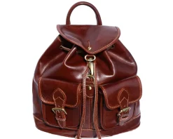 Davide leather backpack*Florence Clearance