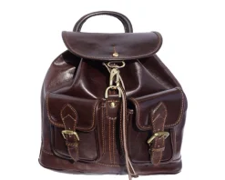 Davide leather backpack*Florence Clearance