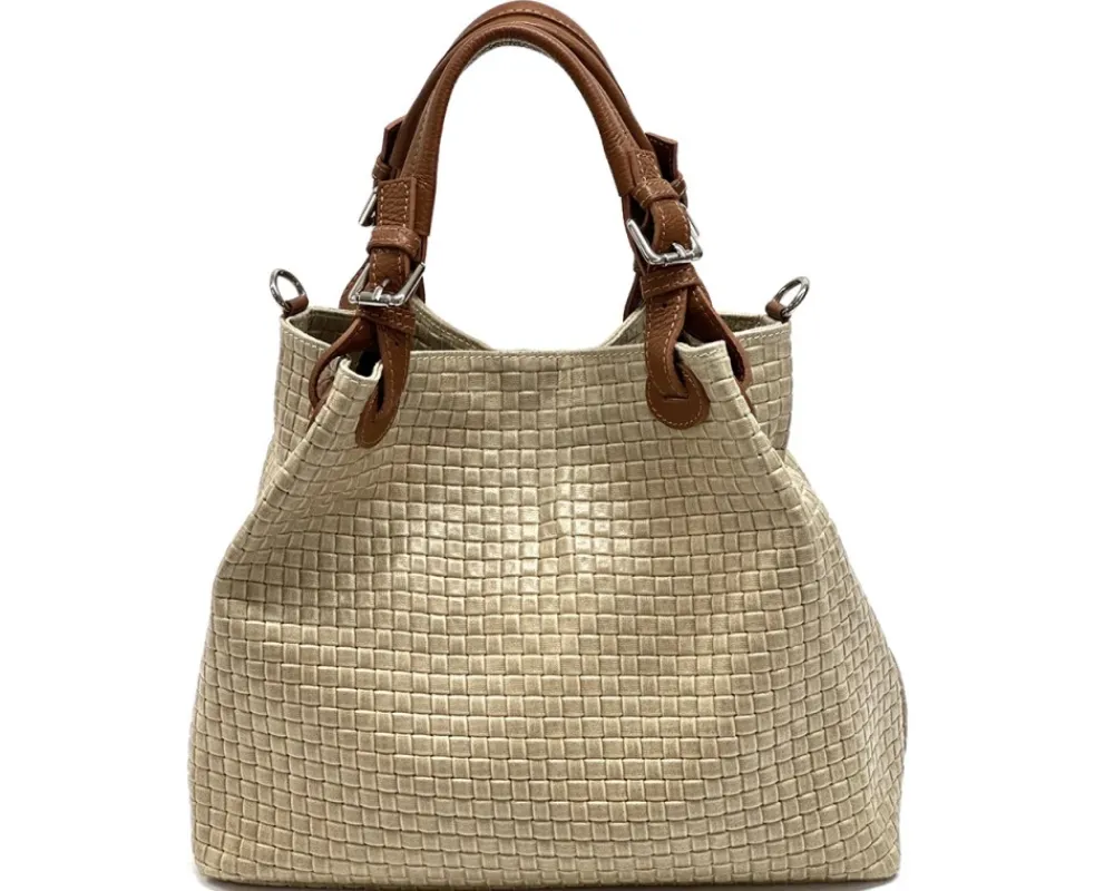 Debora IN Leather Shoulder Bag*Florence Discount
