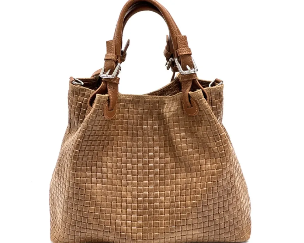 Debora IN Leather Shoulder Bag*Florence Discount